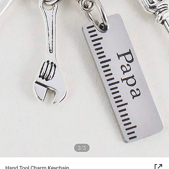 Hand Tool Charm Keychain. - Picture 3 of 6